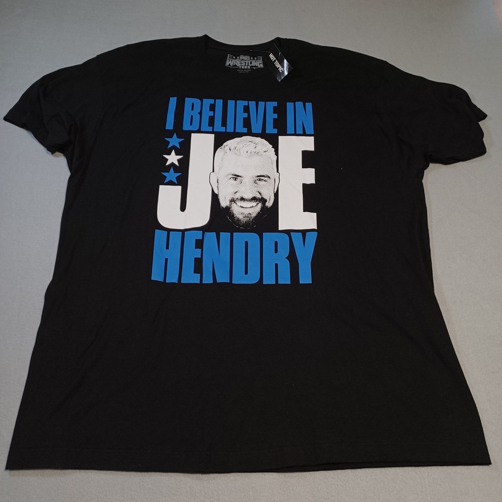 Pro Wrestling Tees Joe Hendry I Believe In Joe Hendry Shirt Black 3XL NWT